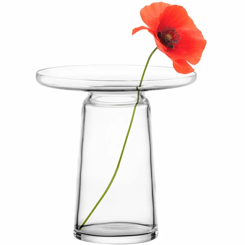 Eisch Vase Flowerbed, Blumenvase, Dekovase, Tischvase, Kristallglas, H 30 cm, 30069830