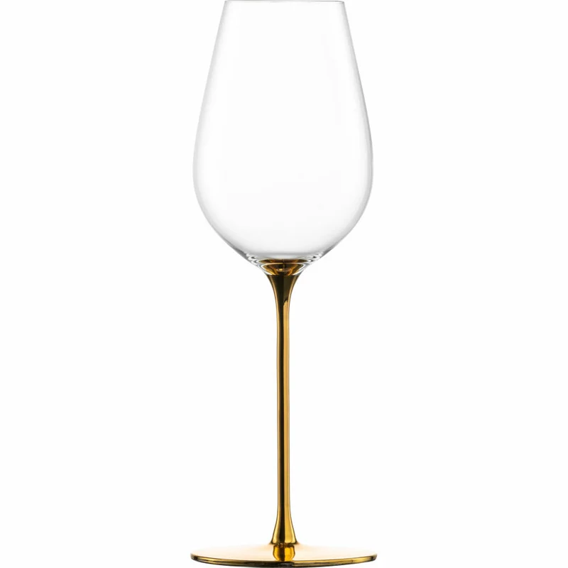Eisch Allroundgläser Essenca Sensisplus, 2er Set, Champagnerglas, Weinglas, Kristallglas, Goldfarben, 400 ml, 15434070