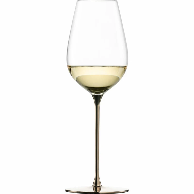 Eisch Allroundgläser Essenca Sensisplus, 2er Set, Champagnerglas, Weinglas, Kristallglas, Platin, 400 ml, 15434071