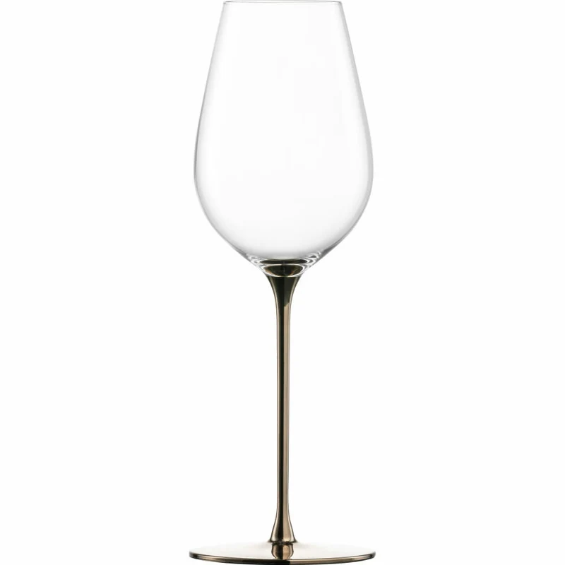 Eisch Allroundgläser Essenca Sensisplus, 2er Set, Champagnerglas, Weinglas, Kristallglas, Platin, 400 ml, 15434071