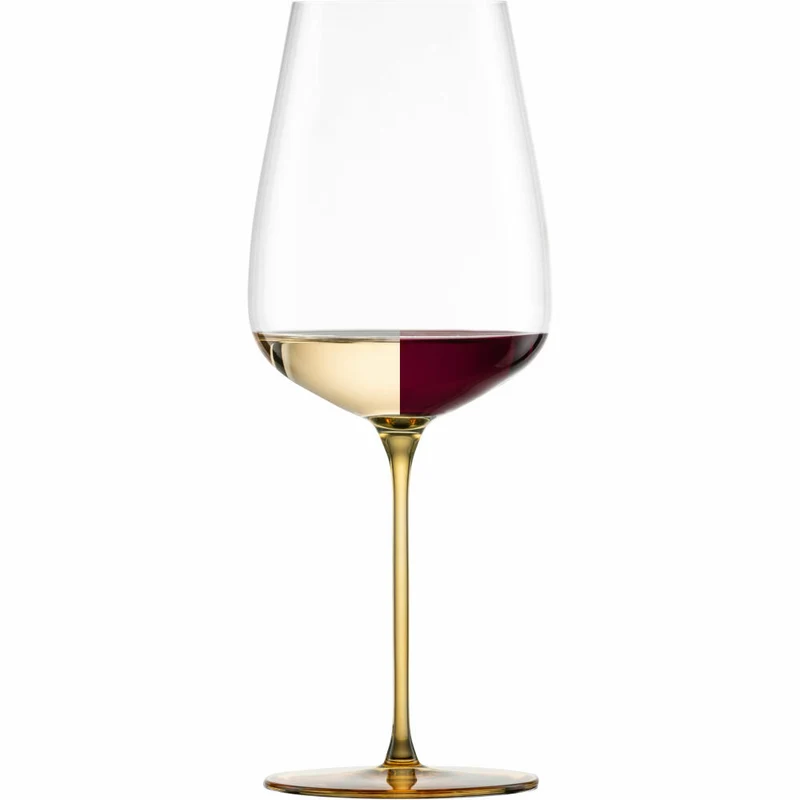 Eisch Allroundgläser Inspire Sensisplus, 2er Set, Rotweinglas, Weinglas, Kristallglas, Amber, 740 ml, 15437023