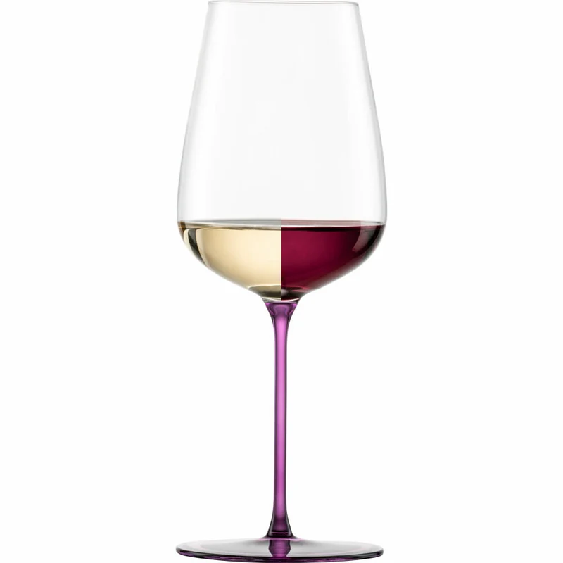 Eisch Allroundgläser Inspire Sensisplus, 2er Set, Weißweinglas, Weinglas, Kristallglas, Malve, 580 ml, 15437034