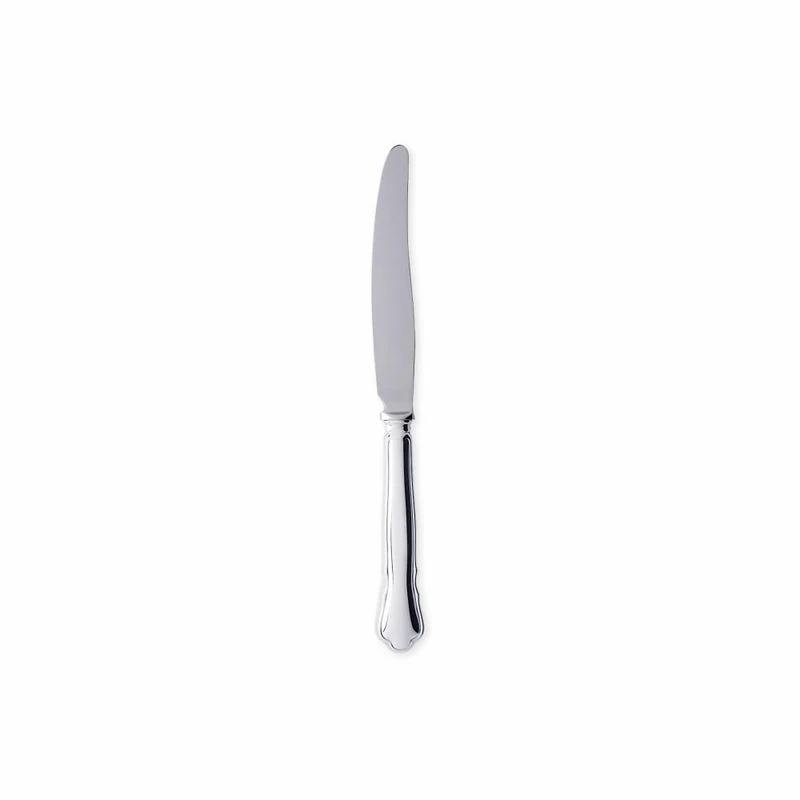 Gense Messer Chippendale, Besteck, Tafelmesser, Silber 830, 22.8 cm, 20274
