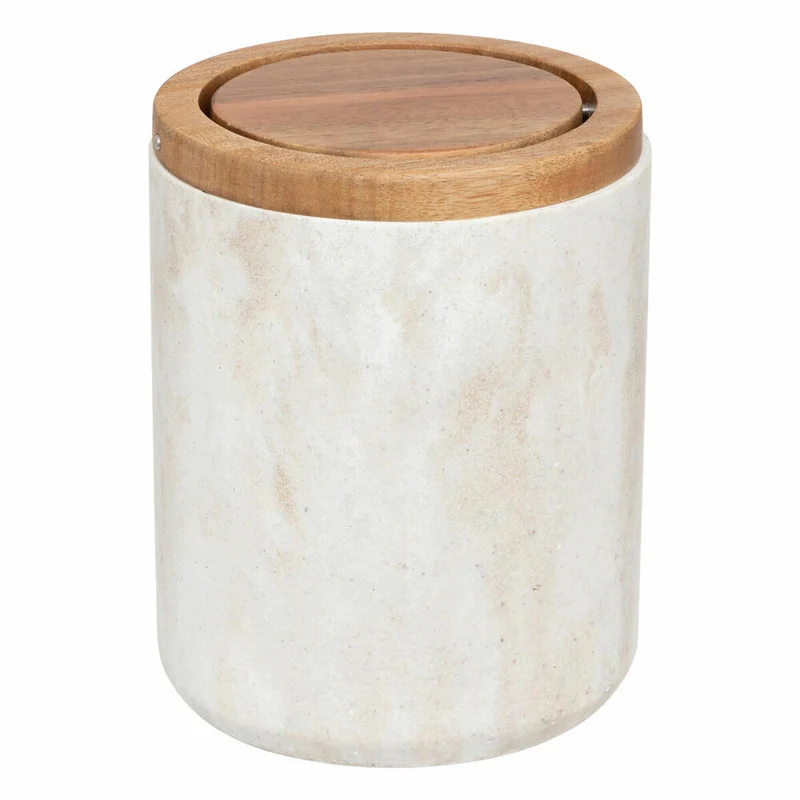 5five Simply Smart Tischmülleimer Come, Mülleimer, Abfalleimer, Polyresin, Beige, 1.5 L, 204928A