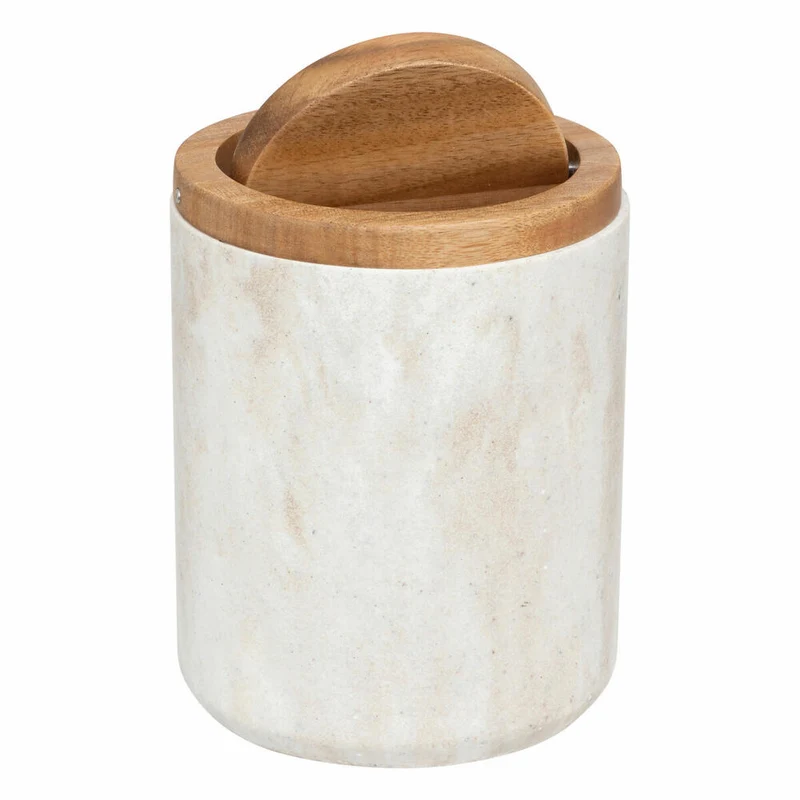 5five Simply Smart Tischmülleimer Come, Mülleimer, Abfalleimer, Polyresin, Beige, 1.5 L, 204928A