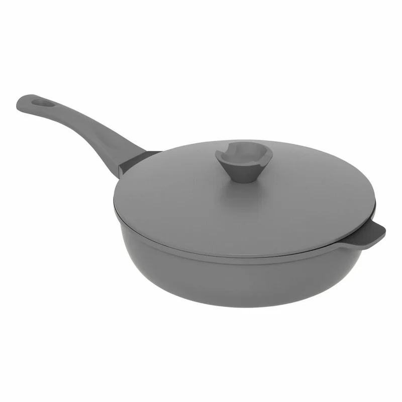 5five Simply Smart Sauteuse, Pfanne, Sautierpfanne, Servierpfanne, Aluminium, Grau, 28 cm, 189456A