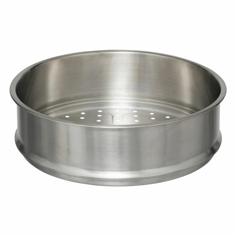5five Simply Smart Dampfgarer, Dampfkochtopf, Kochtopf, Kasserolle, Aluminium, Grau, 24 cm, 189457A