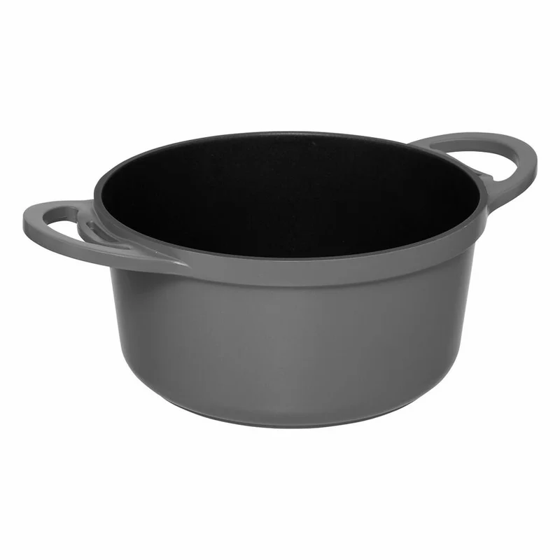 5five Simply Smart Dampfgarer, Dampfkochtopf, Kochtopf, Kasserolle, Aluminium, Grau, 24 cm, 189457A