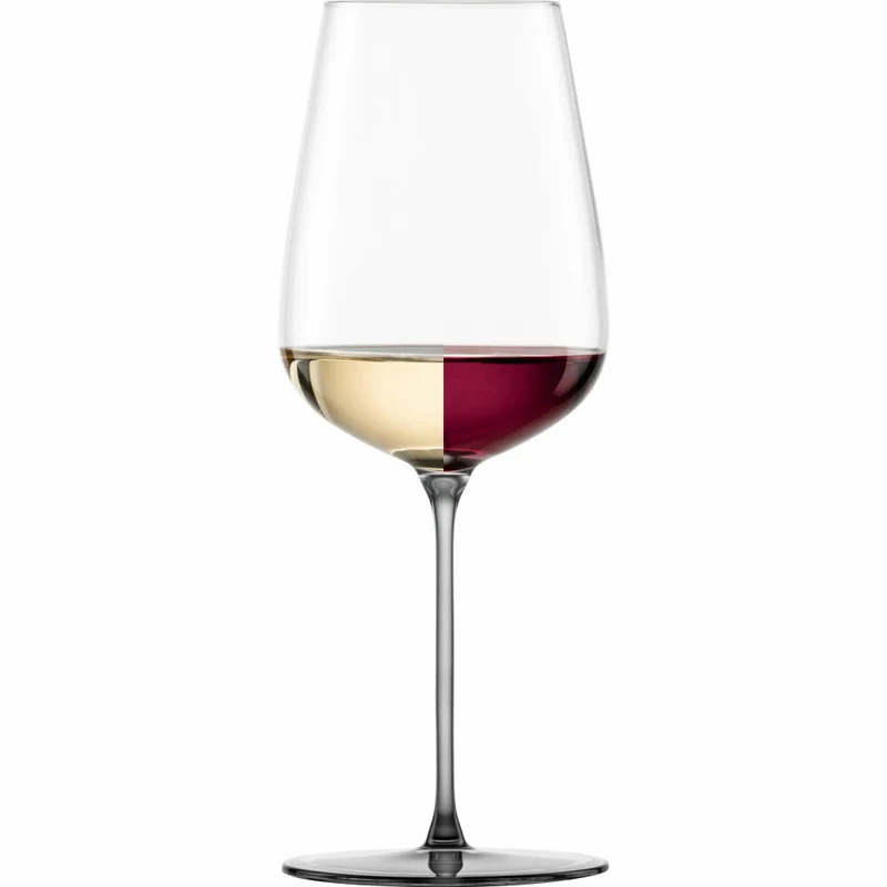 Eisch Allroundgläser Inspire Sensisplus, 2er Set, Weißweinglas, Weinglas, Kristallglas, Grau, 580 ml, 15437035