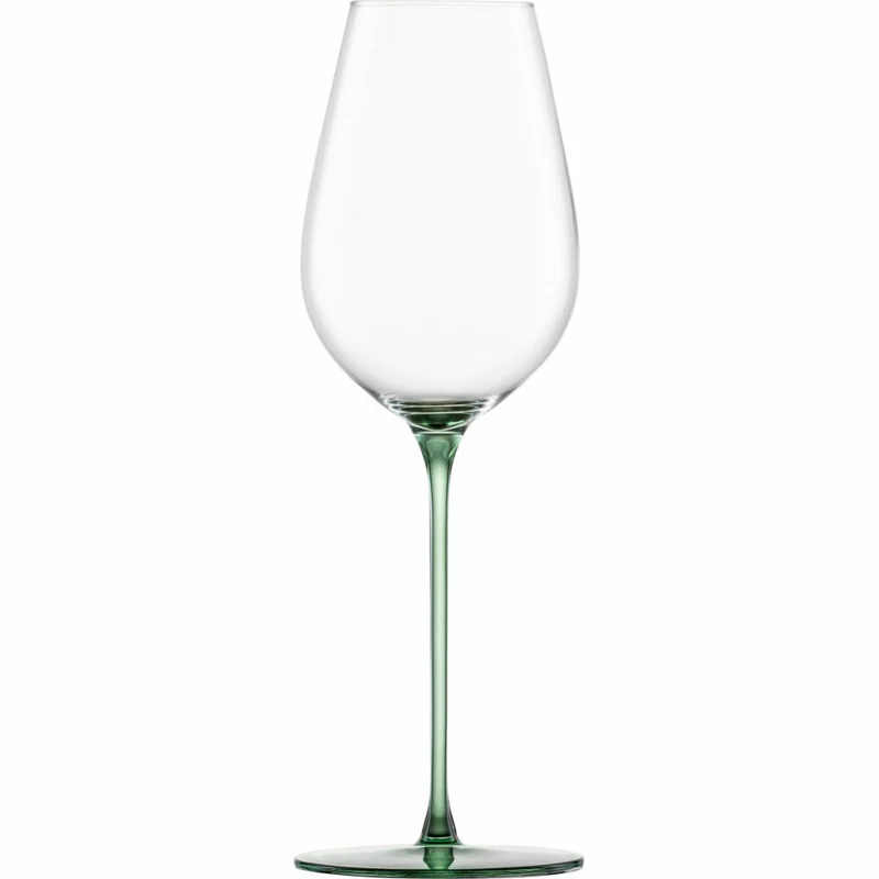 Eisch Allroundgläser Inspire Sensisplus, 2er Set, Champagnerglas, Weinglas, Kristallglas, Grün, 400 ml, 15437070