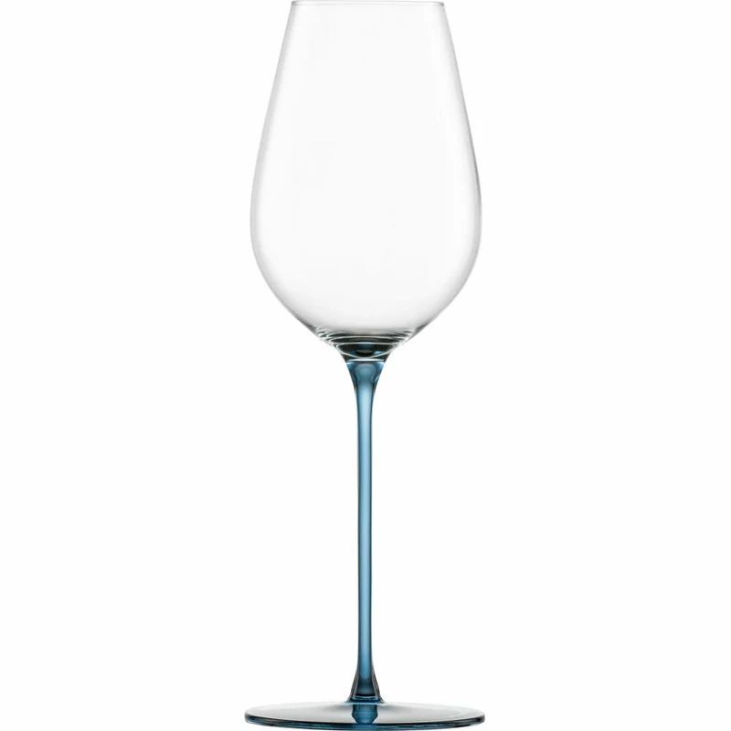 Eisch Allroundgläser Inspire Sensisplus, 2er Set, Champagnerglas, Weinglas, Kristallglas, Blau, 400 ml, 15437071
