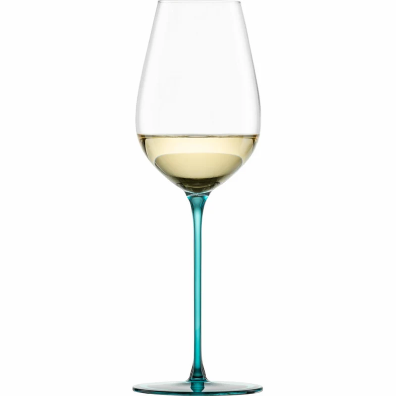 Eisch Allroundgläser Inspire Sensisplus, 2er Set, Champagnerglas, Weinglas, Kristallglas, Aqua, 400 ml, 15437072