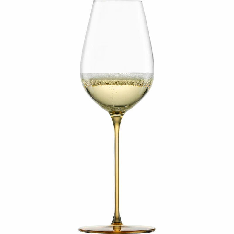 Eisch Allroundgläser Inspire Sensisplus, 2er Set, Champagnerglas, Weinglas, Kristallglas, Amber, 400 ml, 15437073