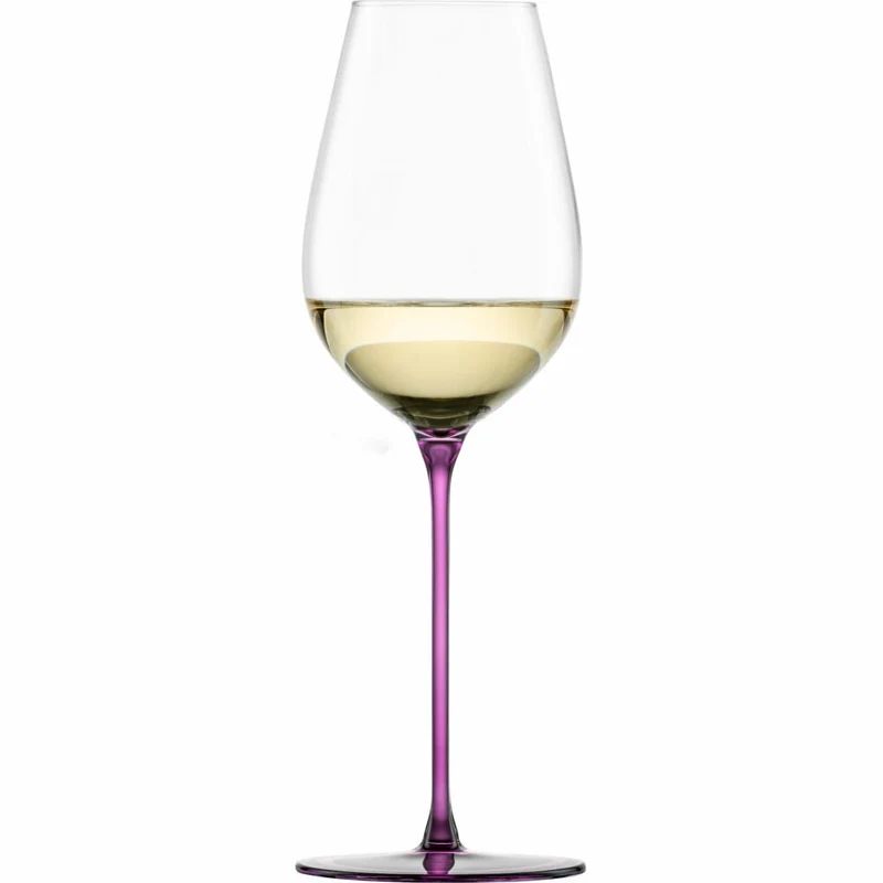 Eisch Allroundgläser Inspire Sensisplus, 2er Set, Champagnerglas, Weinglas, Kristallglas, Malve, 400 ml, 15437074