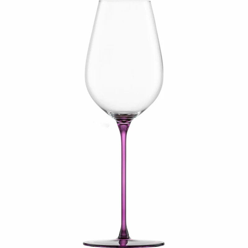 Eisch Allroundgläser Inspire Sensisplus, 2er Set, Champagnerglas, Weinglas, Kristallglas, Malve, 400 ml, 15437074