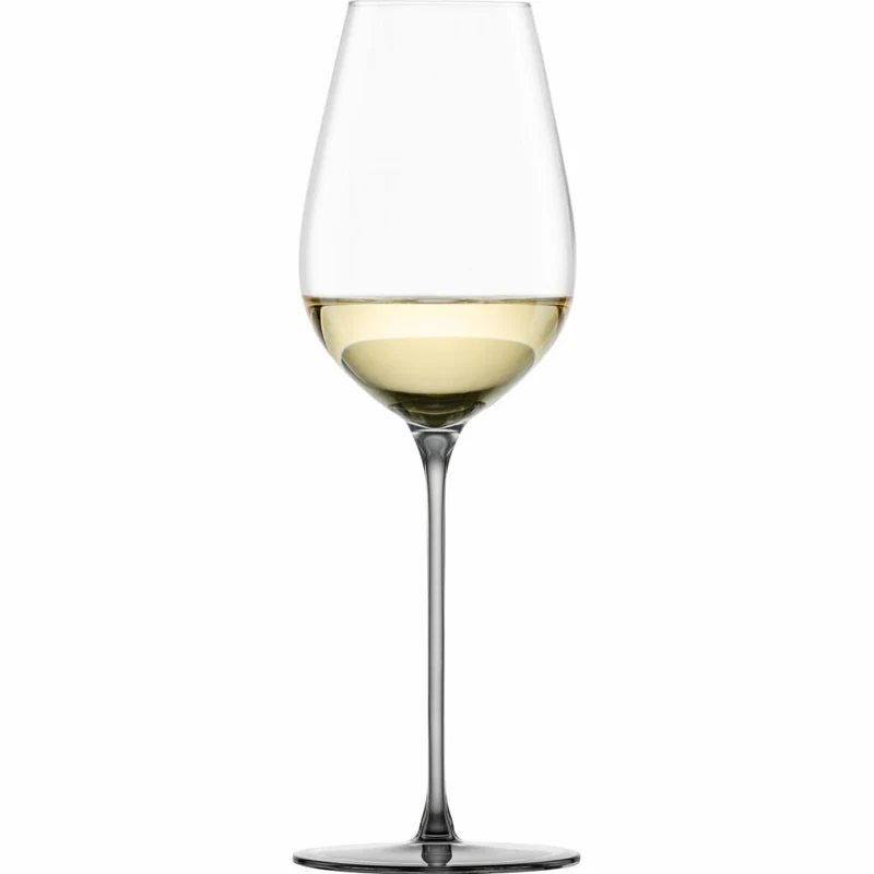 Eisch Allroundgläser Inspire Sensisplus, 2er Set, Champagnerglas, Weinglas, Kristallglas, Grau, 400 ml, 15437075