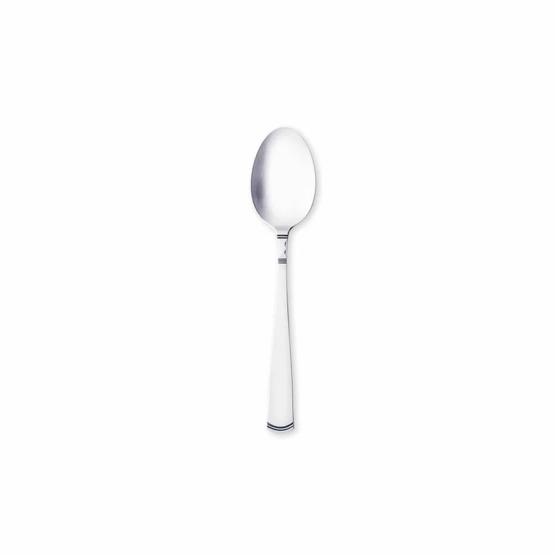 Gense Dessertlöffel Rosenholm, Besteck, Löffel, Silber 830, 18.2 cm, 20286