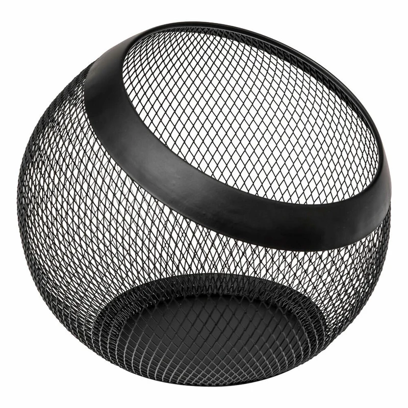 5five Simply Smart Kaffeekapselhalter Mayaj, Aufbewahrung, Korb, für 70 Kapseln, Stahl, Schwarz, 189981