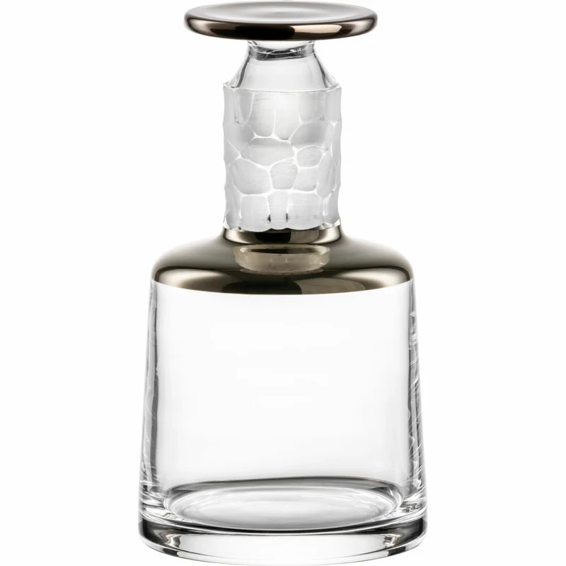 Eisch Whisky Karaffe Hamilton, No Drop, Whiskykaraffe, Kristallglas, Matt Platin, 0.75 L, 78189908