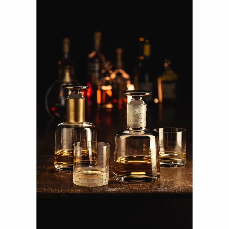 Eisch Whisky Karaffe Hamilton, No Drop, Whiskykaraffe, Kristallglas, Matt Platin, 0.75 L, 78189908