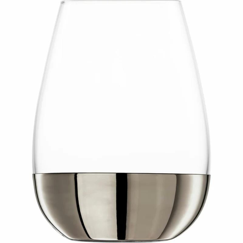 Eisch Allround / Wein-Becher Rotwein Elevate, 2er Set, Weinglas, Trinkglas, Kristallglas, Platin, 550 ml, 15009906