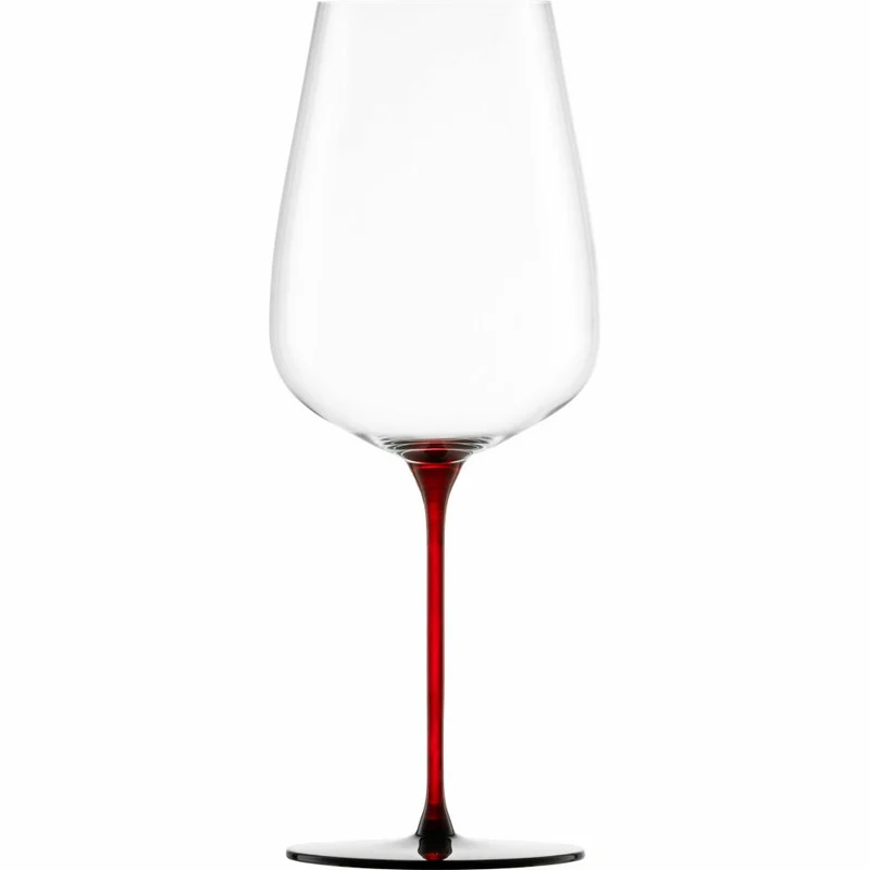 Eisch Allroundgläser Red Sensisplus, 2er Set, Weinglas, Rotweinglas, Gläser, Kristallglas, Rot / Schwarz, 740 ml, 15432020