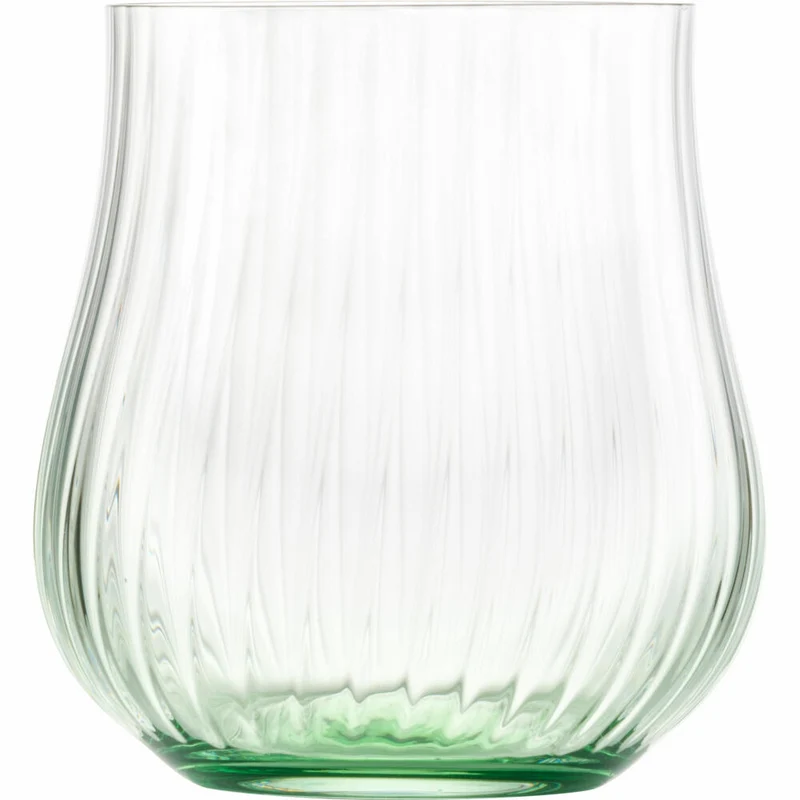 Eisch Allround Becher 2er Set Rising, Trinkglas, Gläser, Kristallglas, Grün, 400 ml, 78711313