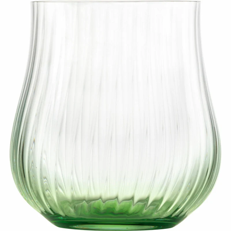 Eisch Allround Becher Rising, 2er Set, Trinkbecher, Trinkglas, Gläser, Kristallglas, Dunkelgrün, 400 ml, 78711317