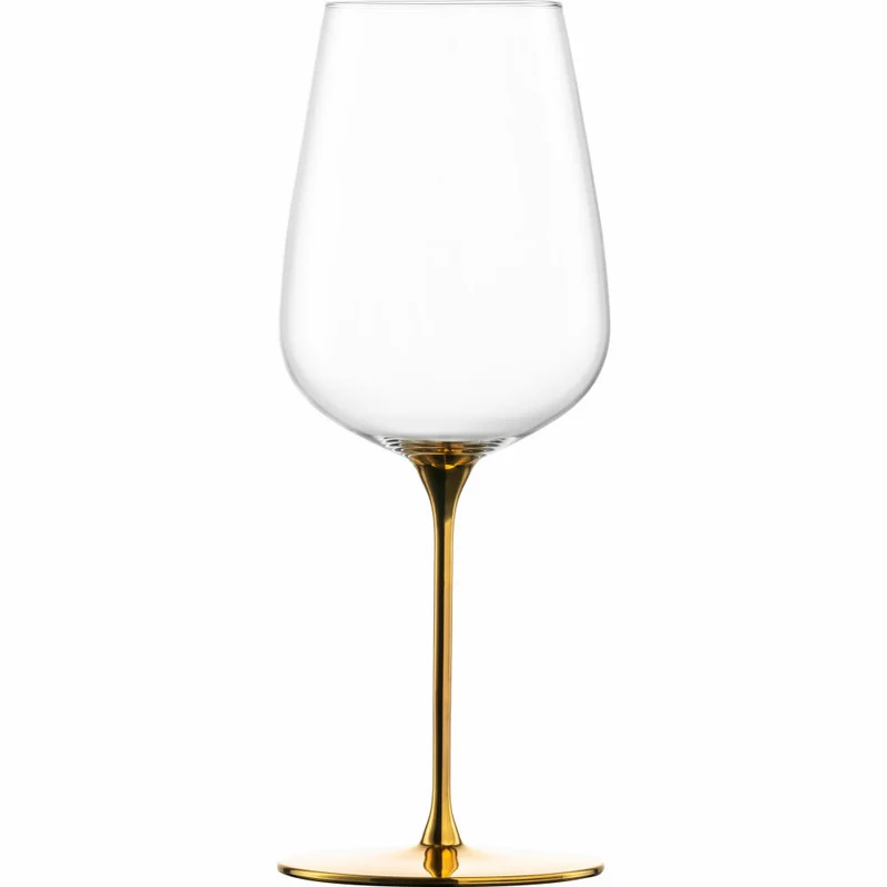Eisch Allroundgläser Essenca Sensisplus, 2er Set, Weißweinglas, Weinglas, Kristallglas, Goldfarben, 580 ml, 15434030