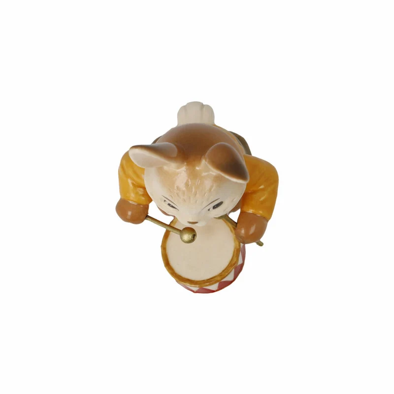 Goebel Figur Hase Herziger Trommler, Osterhase, Steingut, Bunt, 8 cm, 66845971