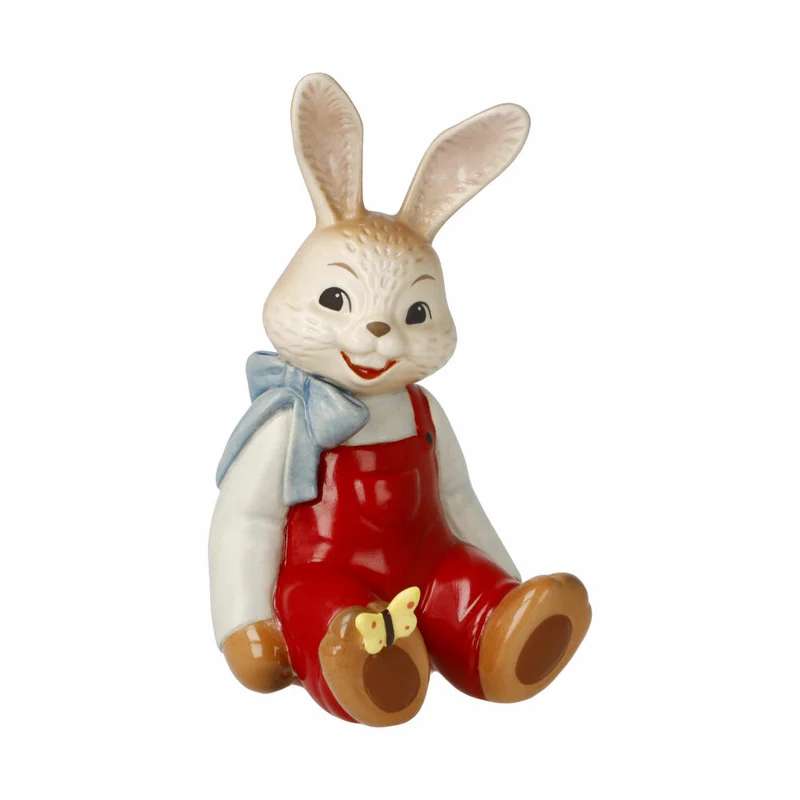 Goebel Figur Hase Mein kleiner Freund, Osterhase, Steingut, Bunt, 11 cm, 66846081