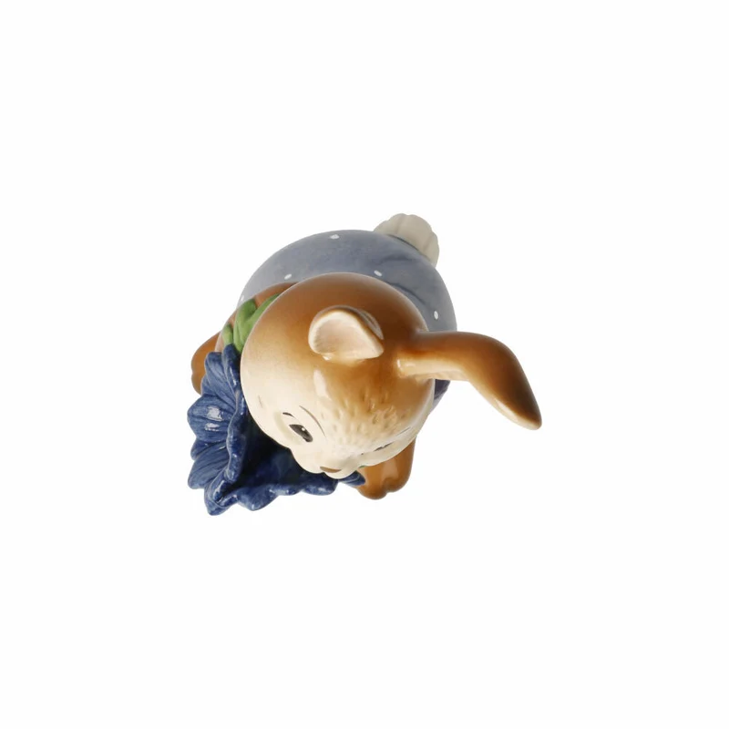 Goebel Figur Hase Kleiner Kavalier, Osterhase, Steingut, Bunt, 12 cm, 66846111