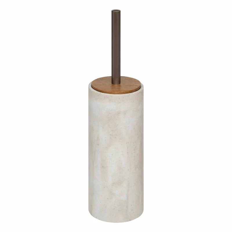 5five Simply Smart Toilettenbürste Come, Toilettenbürstengarnitur, WC Bürste, Polyresin, Beige, 200160A