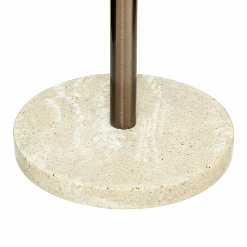 5five Simply Smart Toilettenpapierhalter Come, Klopapierhalter, Klopapierständer, Polyresin, Edelstahl, Beige, 200164A