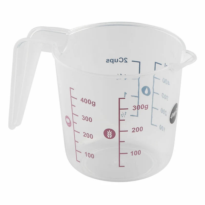 Emsa Messkanne Prep & Bake, Messbecher, PP-Kunststoff, Transparent, 500 ml, K32260