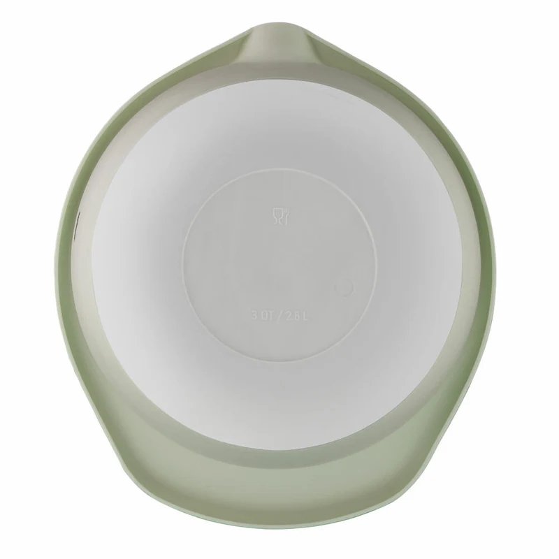 Emsa Rührschüssel Prep & Bake, PP-Kunststoff, TPR, Grün, Grau, 2.8 L, K32428