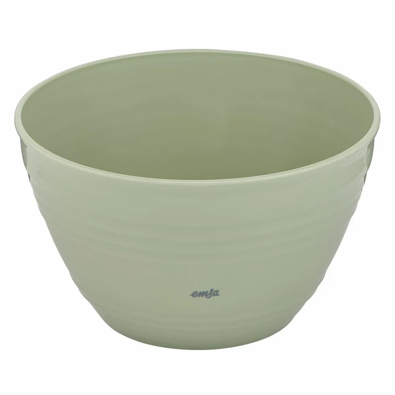 Emsa Rührschüssel Prep & Bake mit Deckel, Kunststoff, Silikon, Grün, 2.75 L, K32527
