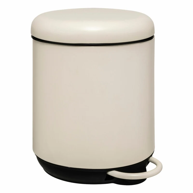5five Simply Smart Kosmetikeimer Duo, Mülleimer, Badmülleimer, Stahl / Kunststoff, Beige, 5 L, 200170A