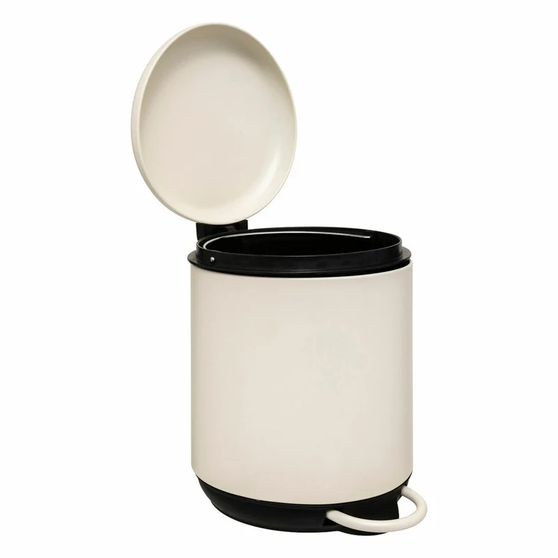 5five Simply Smart Kosmetikeimer Duo, Mülleimer, Badmülleimer, Stahl / Kunststoff, Beige, 5 L, 200170A