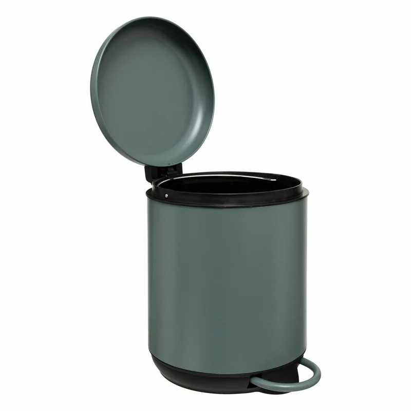 5five Simply Smart Kosmetikeimer Duo, Mülleimer, Badmülleimer, Stahl / Kunststoff, Grün, 5 L, 200170B