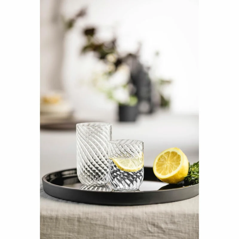 Eisch Becher Twist, 2er Set, Trinkbecher, Trinkglas, Wasserglas, Kristallglas, 360 ml, 78913393