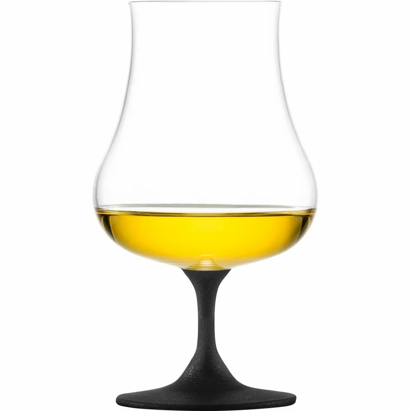 Eisch Universal Spirituosenglas Gentleman, mit Aromadeckel, Cognacglas, Whiskyglas, Schwarz, 220 ml, 86551216