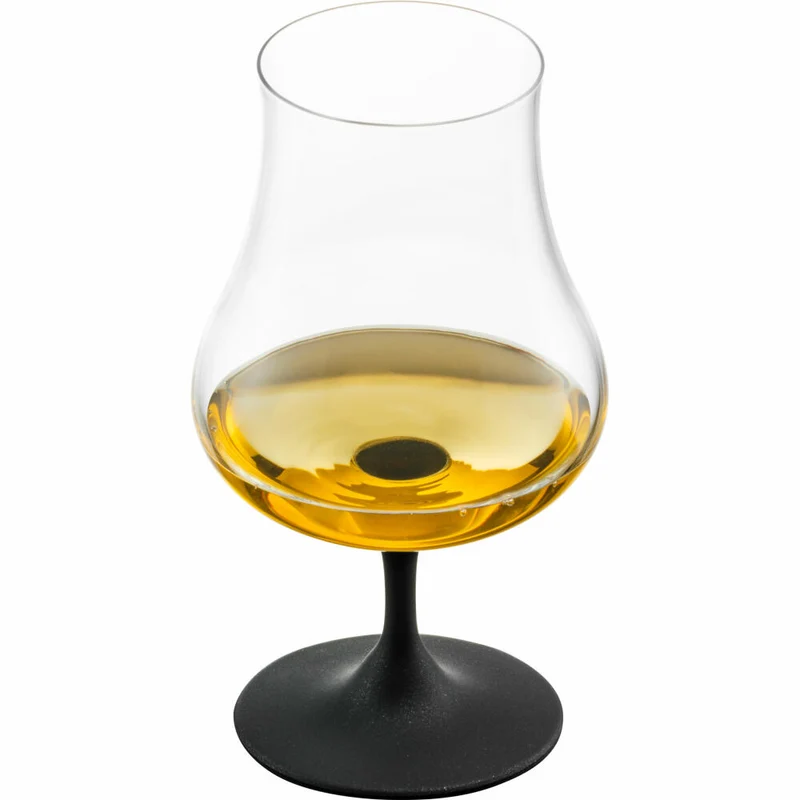 Eisch Universal Spirituosenglas Gentleman, mit Aromadeckel, Cognacglas, Whiskyglas, Schwarz, 220 ml, 86551216