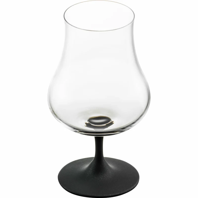 Eisch Universal Spirituosenglas Gentleman, mit Aromadeckel, Cognacglas, Whiskyglas, Schwarz, 220 ml, 86551216