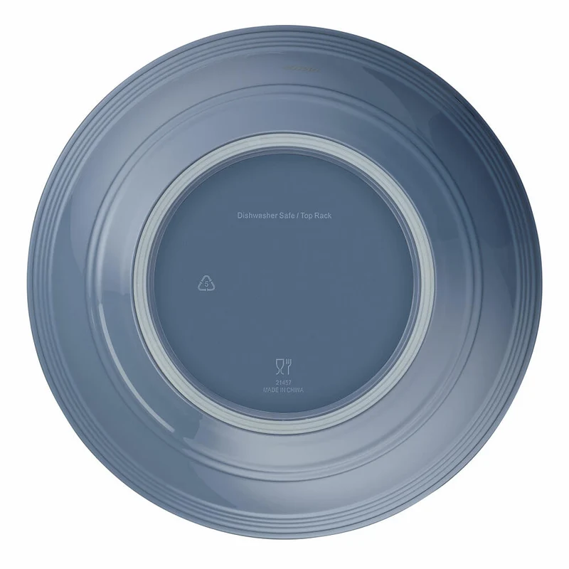 Emsa Rührschüssel Prep & Bake mit Deckel, Kunststoff, Silikon, Blau, 4.15 L, K32541
