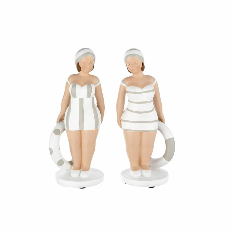Gilde Figur Badenixe Becky, 2er Set, Dekofigur, Dekoration, Dekoobjekt, Kunstharz, H 21 cm, 89415