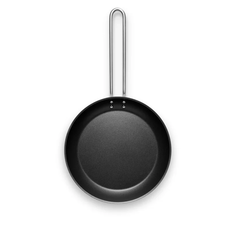 Eva Trio White Line Bratpfanne, Pfanne, Induktionsgeeignet, Aluminium, Edelstahl, Keramik Beschichtung, White, 24 cm, 266424