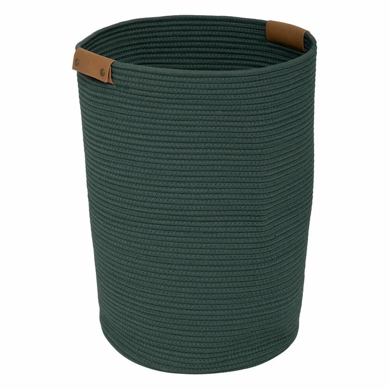 5five Simply Smart Wäschekorb Duo, Wäschesammler, Wäschebox, Grün, 80 L, 200185B