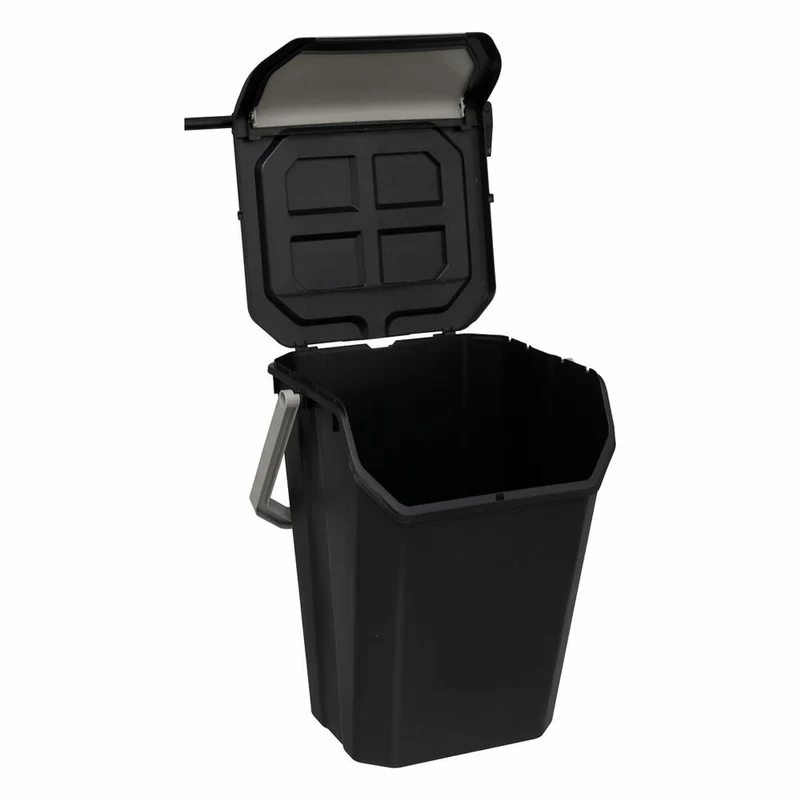 5five Simply Smart Mülleimer, Abfalleimer, Kunststoff, Schwarz, 37 L, 202426