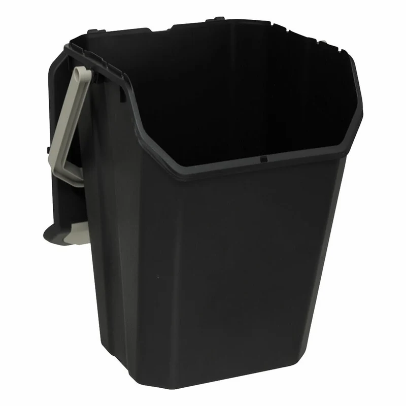 5five Simply Smart Mülleimer, Abfalleimer, Kunststoff, Schwarz, 37 L, 202426